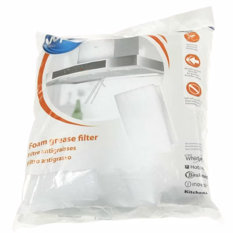 Universal fettfilter til ventilator 47cm x 97cm 150g/m²