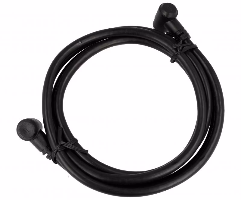 Coax-kabel | Hann-Hunn (M-F) |  90° vinkel | 1,5 meter