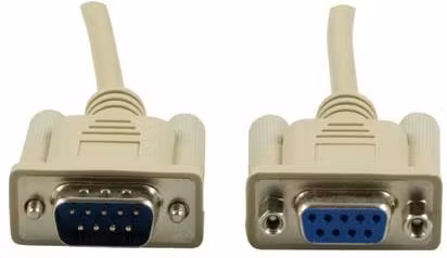 DB-9 (M) to DB-9 (F) Extension | Extension cable | 10m | Grå