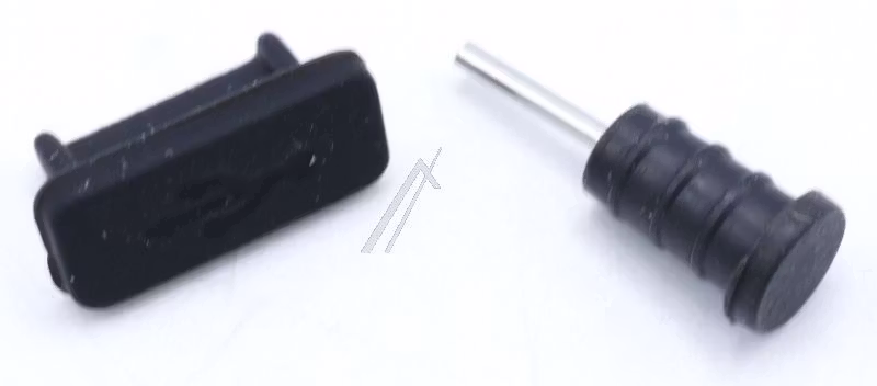 Støvbeskyttelse propp til USB-C kontakter og minijack kontakter