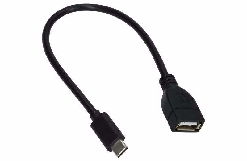 USB-C han til USB-A hun adapter OTG