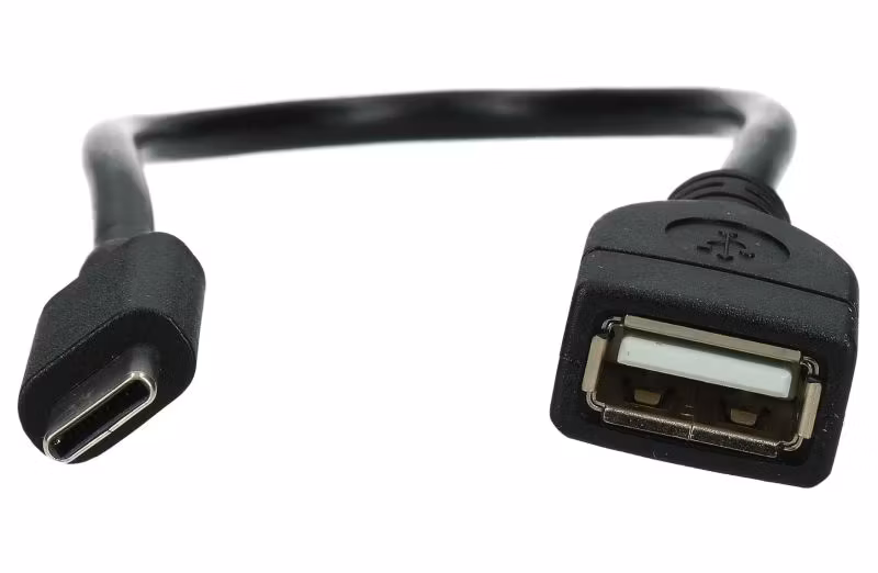 USB-C han til USB-A hun adapter OTG