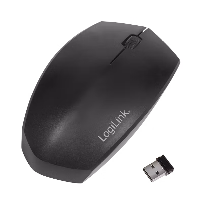 Logilink Ergonomisk trådløs og Bluetooth-mus | 2,4 GHz | 1200 dpi