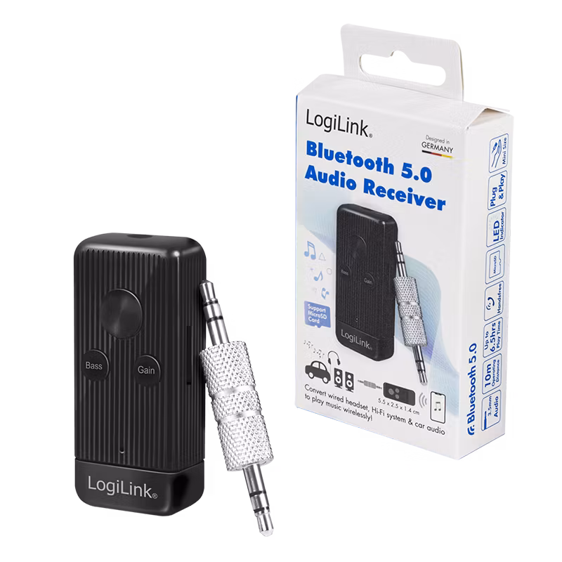 LOGILINK Bluetooth 5.0 lydmottaker - Perfekt til bilen