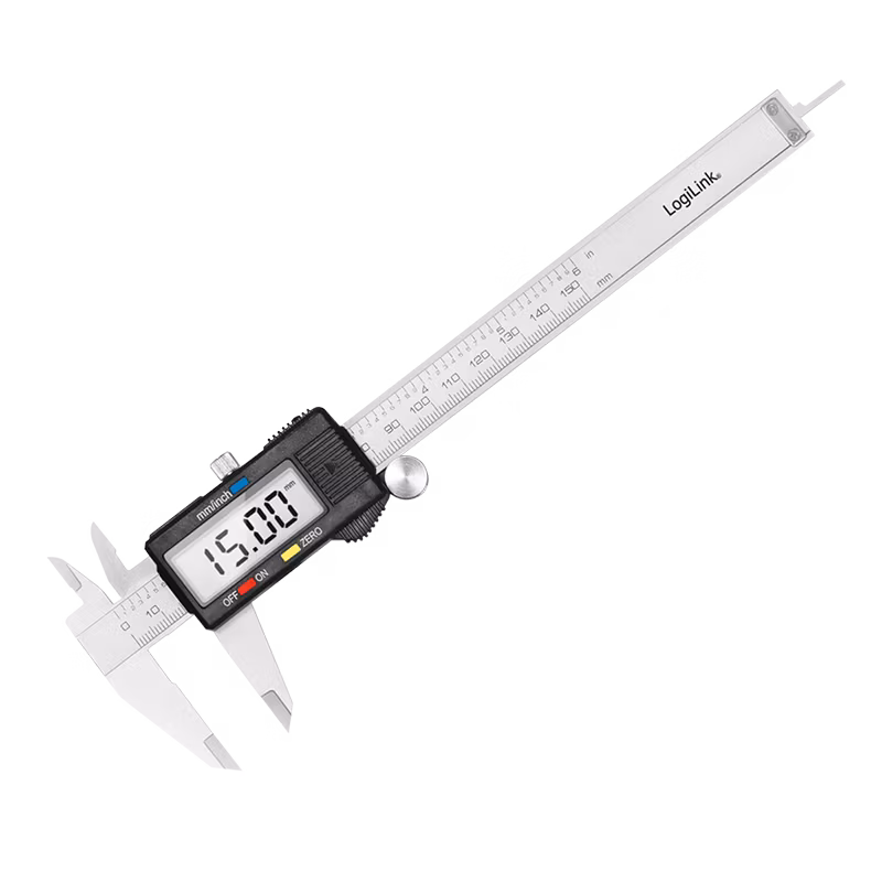 LOGILINK Digitalt skyvelære med oppbevaringseske - lett og robust