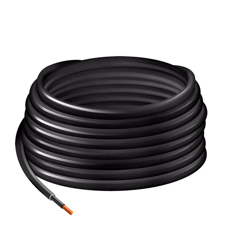 LOGILINK Solcelleinstallasjonskabel, H1Z2Z2-K, 6 mm², CU, svart, 25m