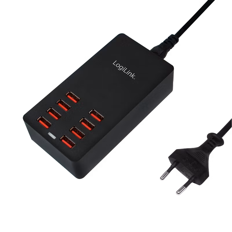 LOGILINK USB hub bordlader, 8x USB-A, 44W