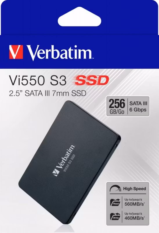Verbatim 256GB SSD 2,5" ssd harddisk