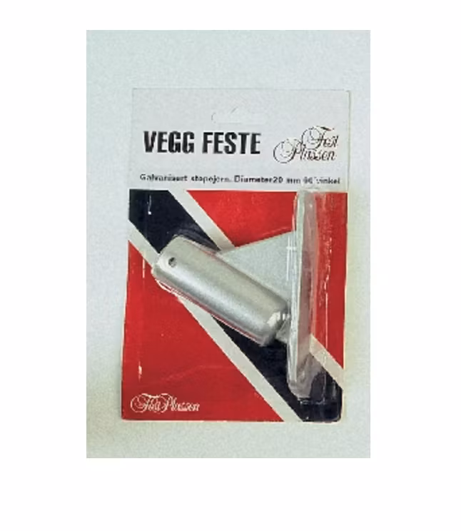 Veggfeste for flagg og vimpler støpt i solid Nylon