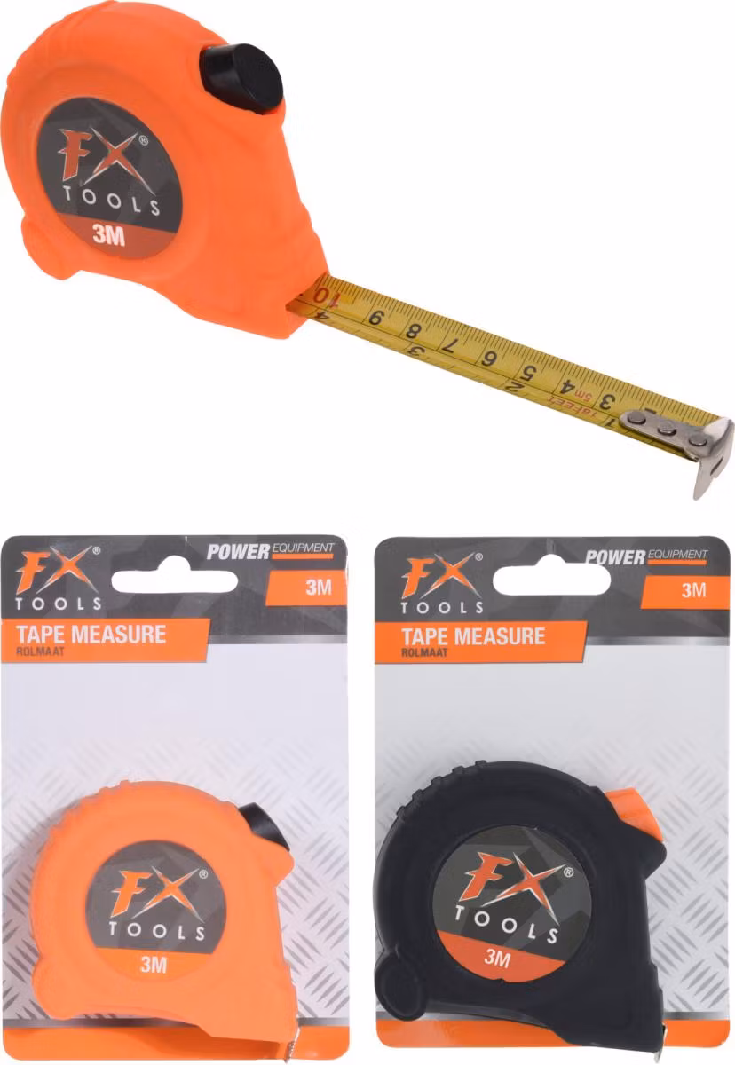 FXTOOLS Målband m/ belteklips 3m