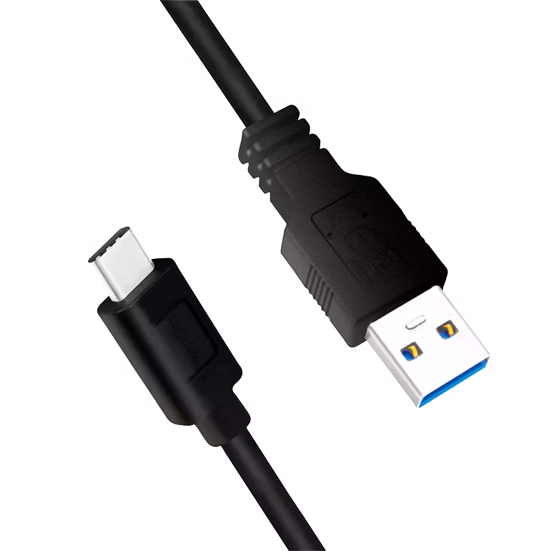 LOGILINK USB 3.2 Gen1 Type-C-kabel, C/M til USB-A/M, svart, 0,15 m