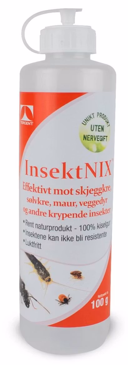 Insektsmiddel 100gr mot skjeggkre og krypende insekter  InsektNIX