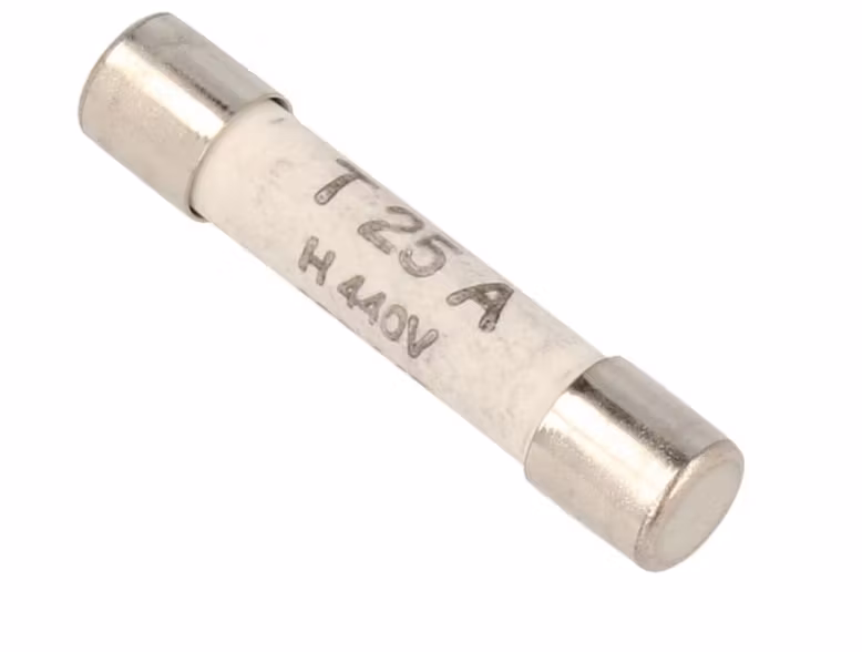 25A-T keramisk sikring 6,3mm x 32mm