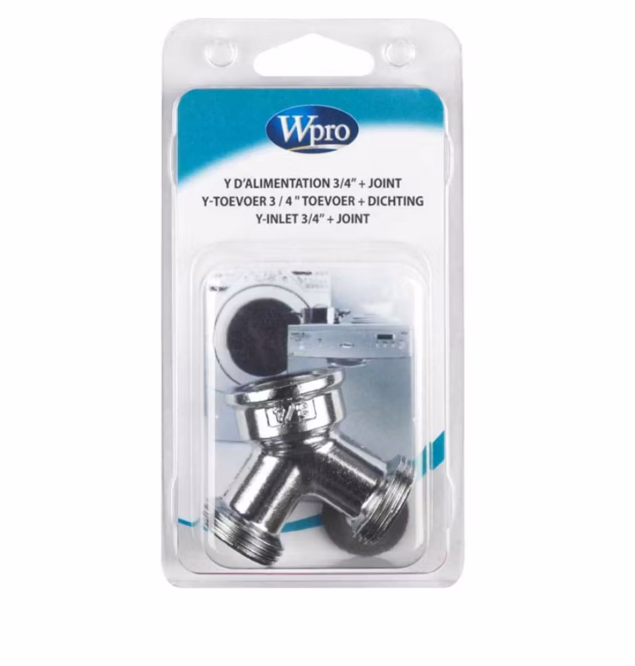 WPRO Y-stykke 3/4" med pakning