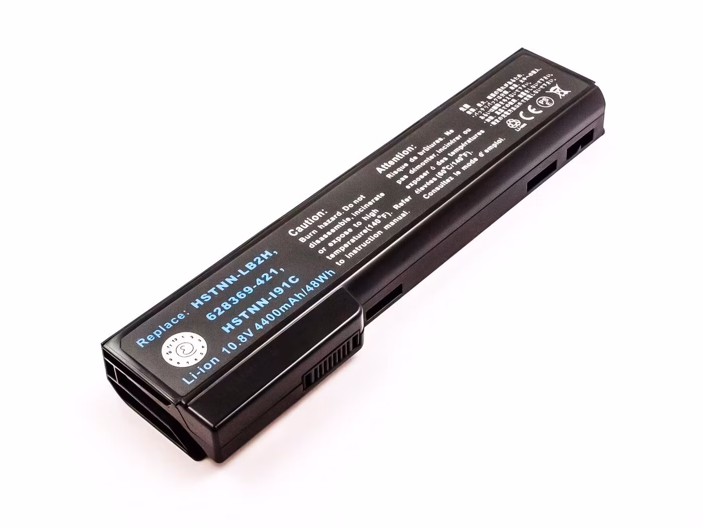 CoreParts Laptop Battery for HP 47,52Wh 6 Cell Li-ion 10,8V 4400mAh Black
