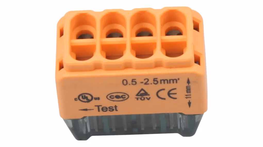 Skjøtekontakt, Sokkel, 4mm Pitch, 8 Poler, RND