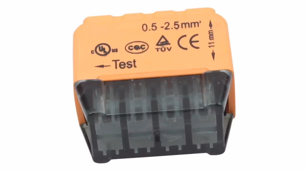 Skjøtekontakt, Sokkel, 4mm Pitch, 8 Poler, RND