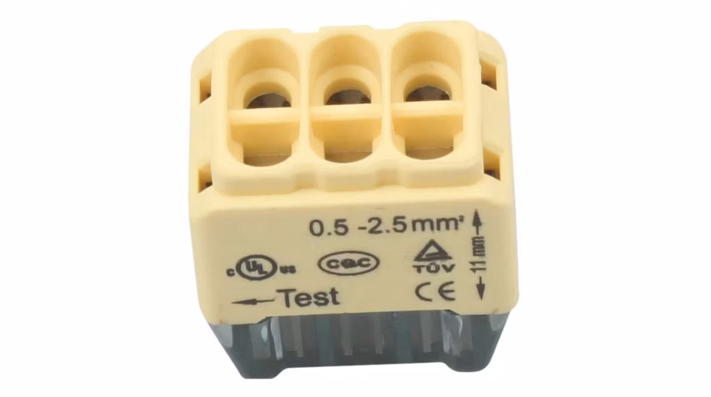 Skjøtekontakt, Sokkel, 4mm Pitch, 6 Poler, RND