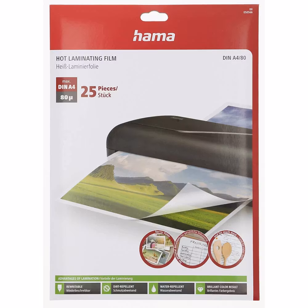 Lamineringsfilm A4 DIN A4 25 Pakning