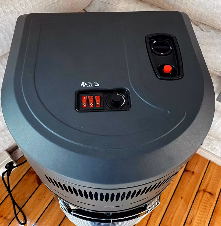 Gassovn infravarmer Fan-tastic, med vifte