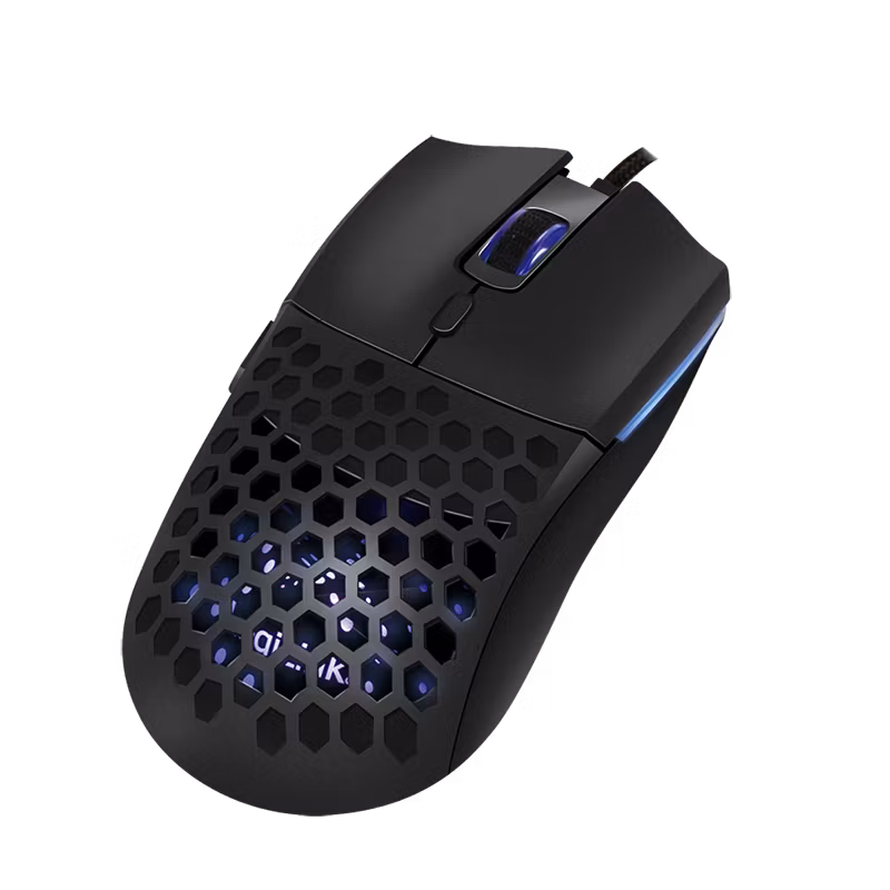 USB gaming-mus, 800/1600/3200/6400 dpi, svart