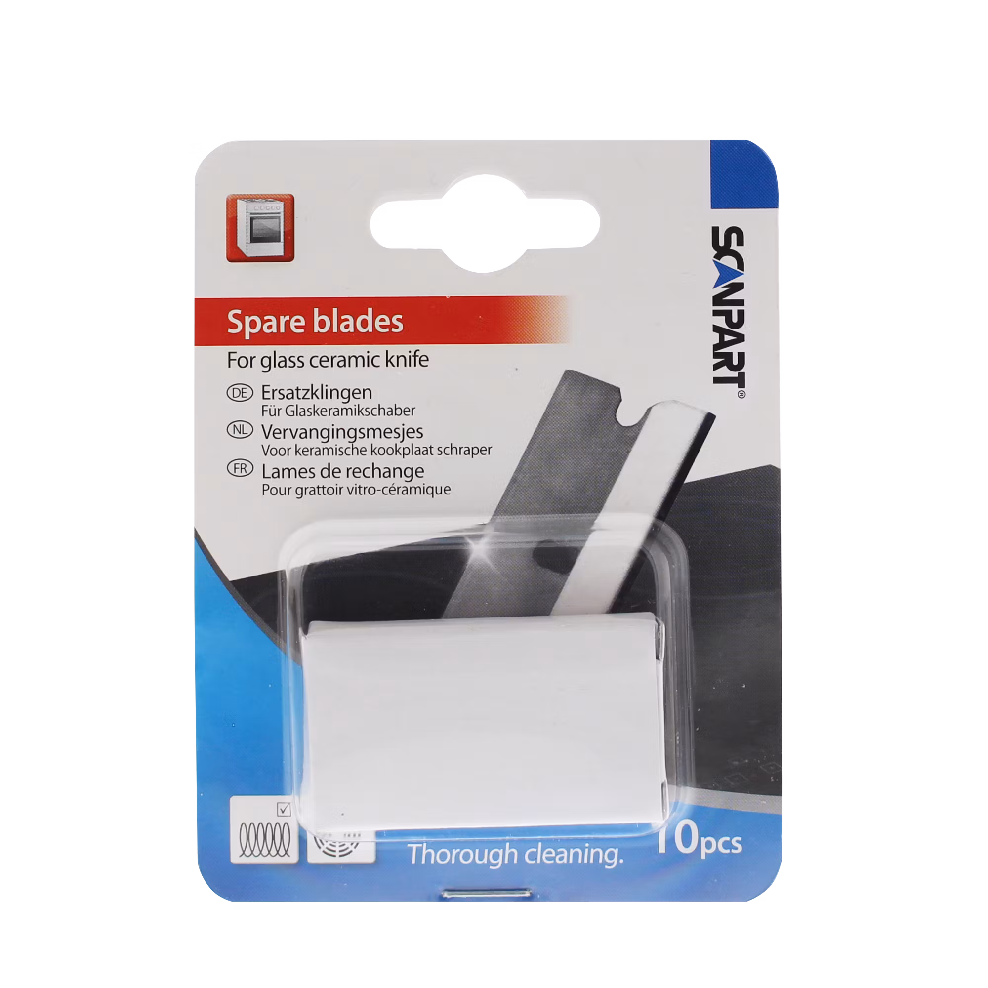 Scanpart reserveblad for keramisk skrape 10pack