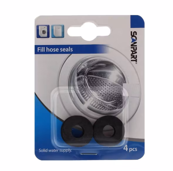 Scanpart Gummipakning 3/4" 4pack Tetninger for vanntilførselsslange
