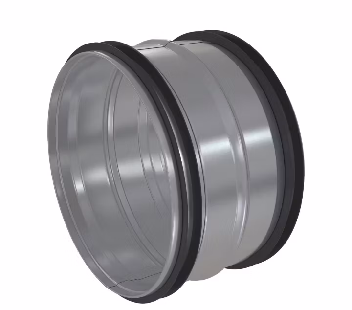 Flexit skjøtenippel 125mm m/ pakning