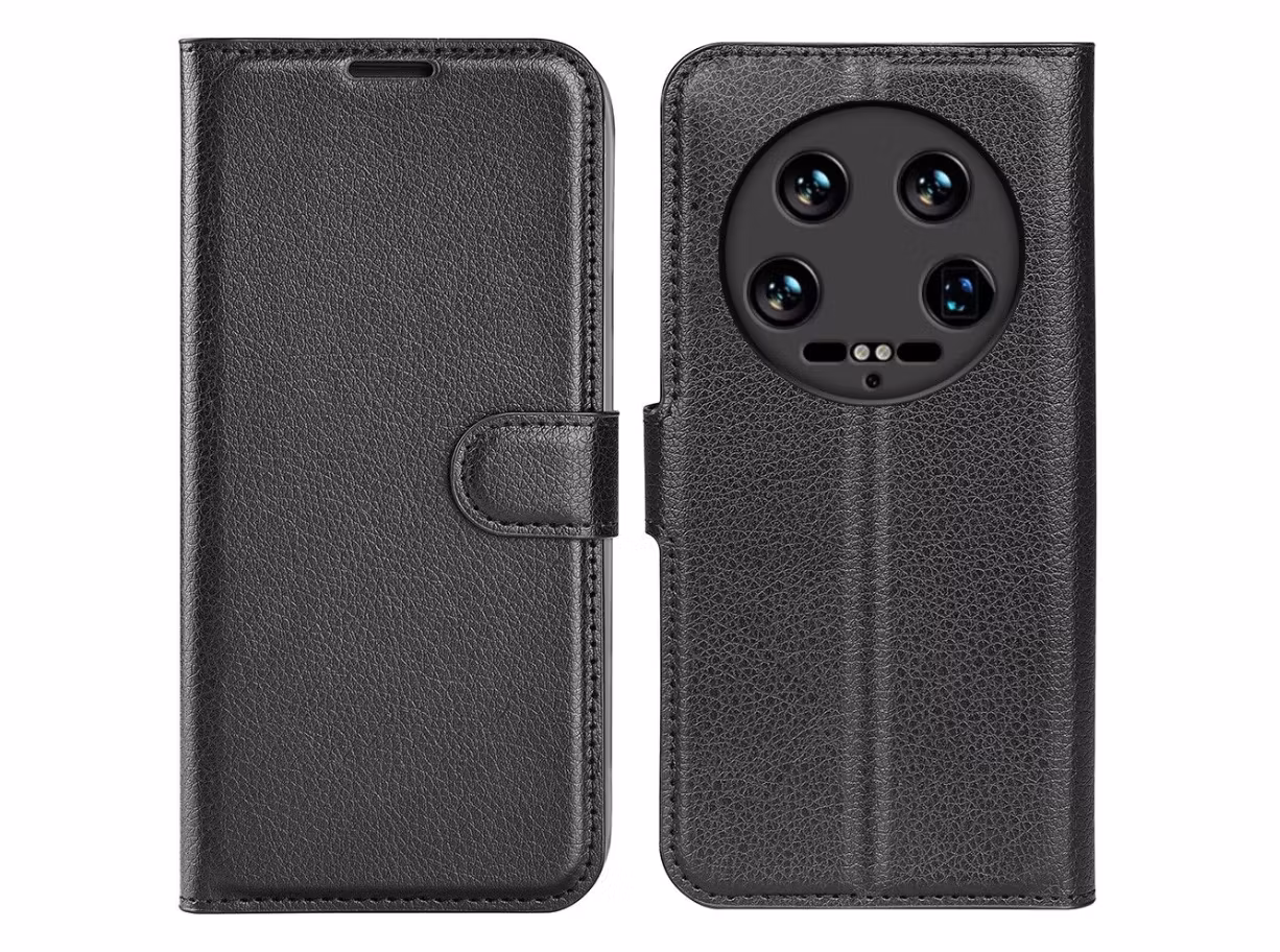 Lommebokdeksel Xiaomi 14 Ultra | Kunstskinn | Sort
