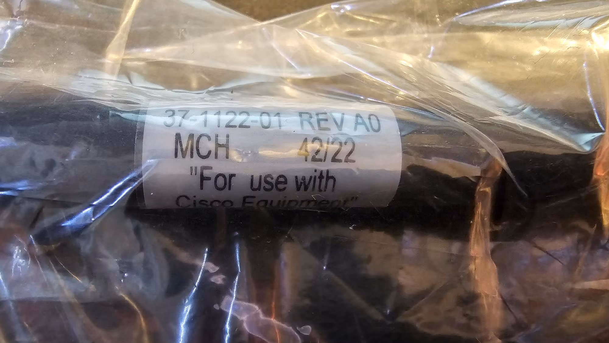 Cisco Power Stack kabel 30CM 0,3m 37-1122-01 Rev A0  MCH 42/22