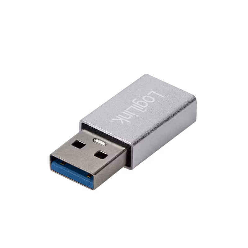 LOGILINK USB 3.2 Gen1 Type-C-adapter, USB-A/M til USB-C/F, sølv