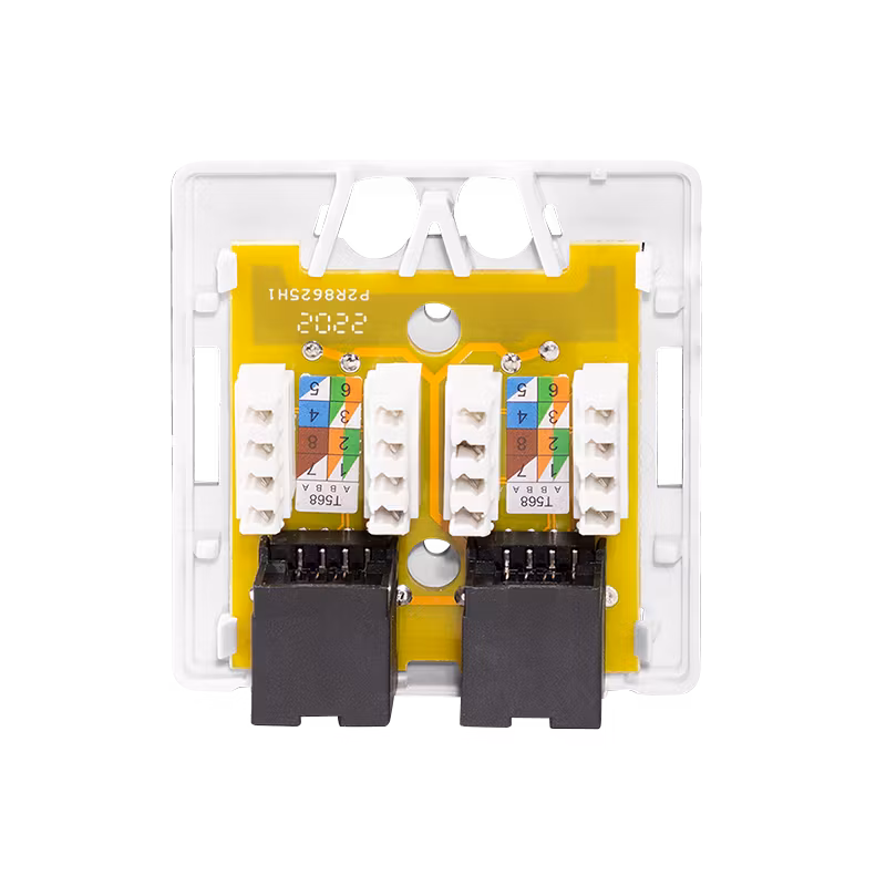 Koblingsboks 2 x RJ45 Cat6a Uskjermet