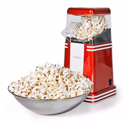 Popcorn Maskin | 1200 W | 2-4 min | Hvit / Rød