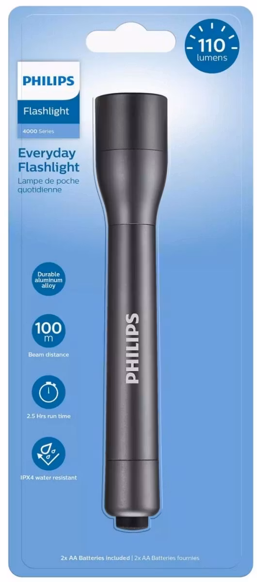 Lommelykt Philips SFL4002T 110 lum. 100 meter