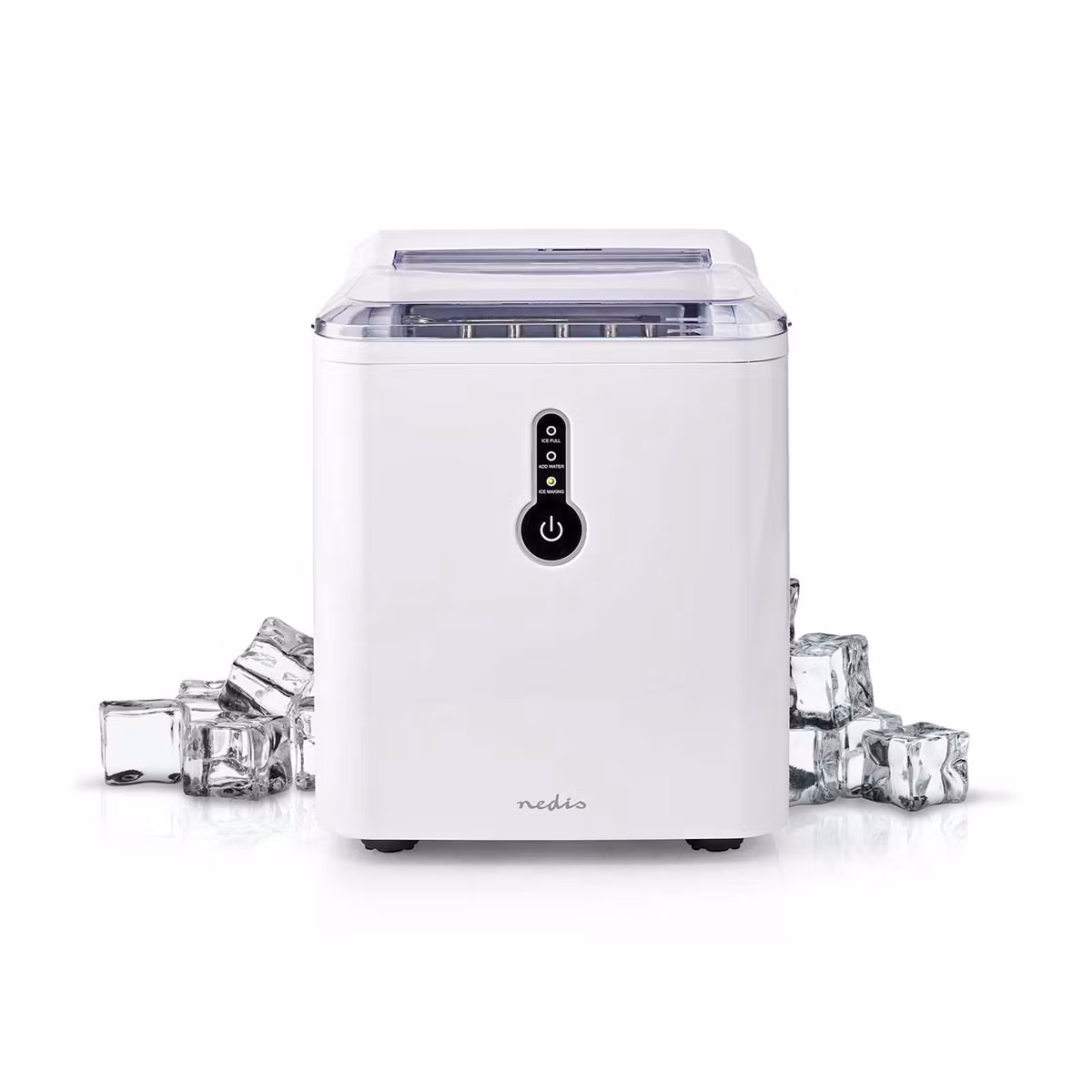 Isbitmaskin Isproduksjon 12 kg | Kapasitet 1.6 l | Hvit