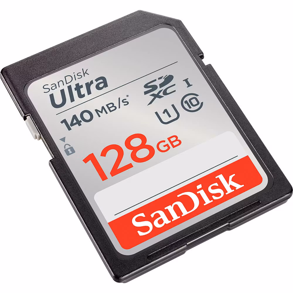 Sandisk Minnekort SDXC Ultra | 128GB | 140MB/s