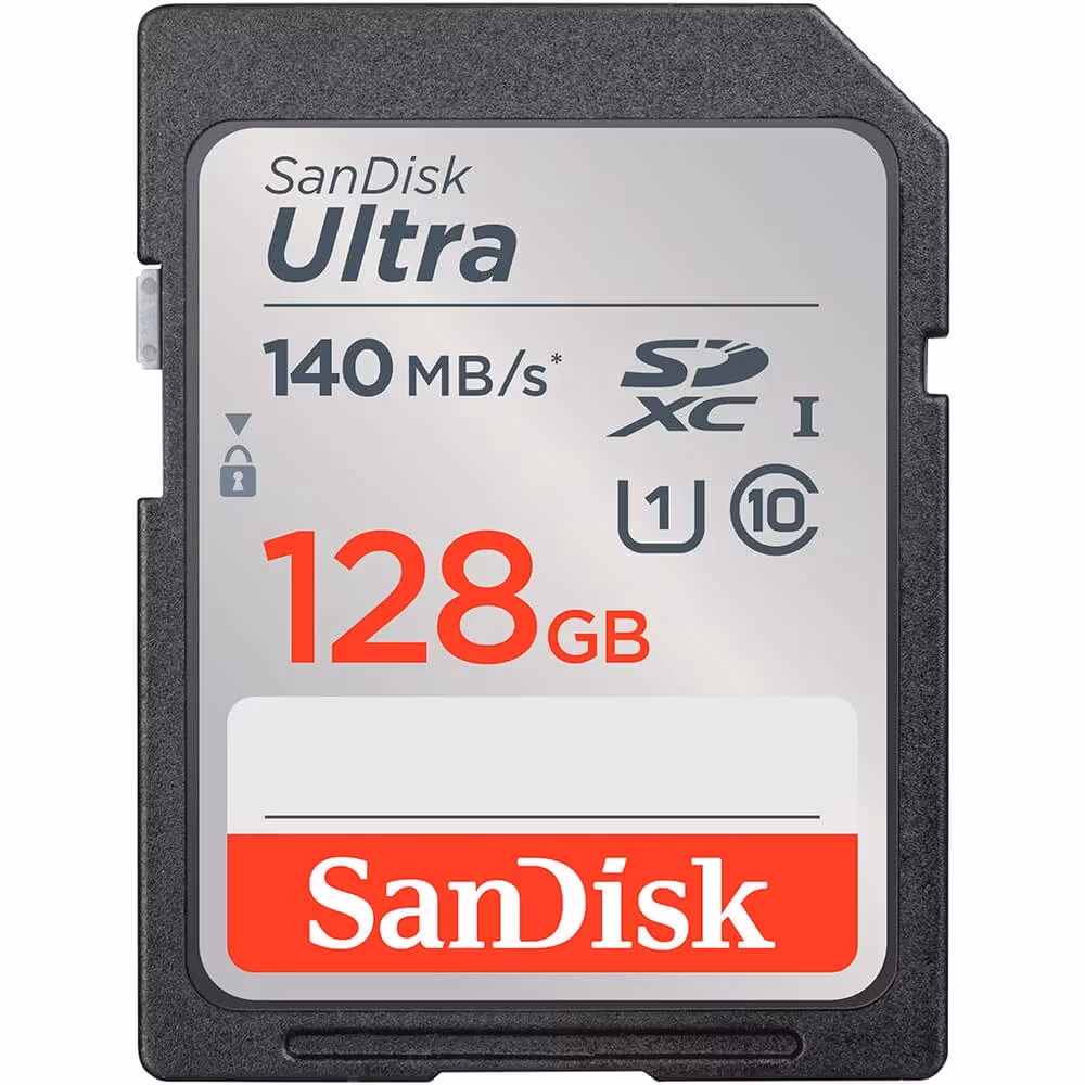 Sandisk Minnekort SDXC Ultra | 128GB | 140MB/s