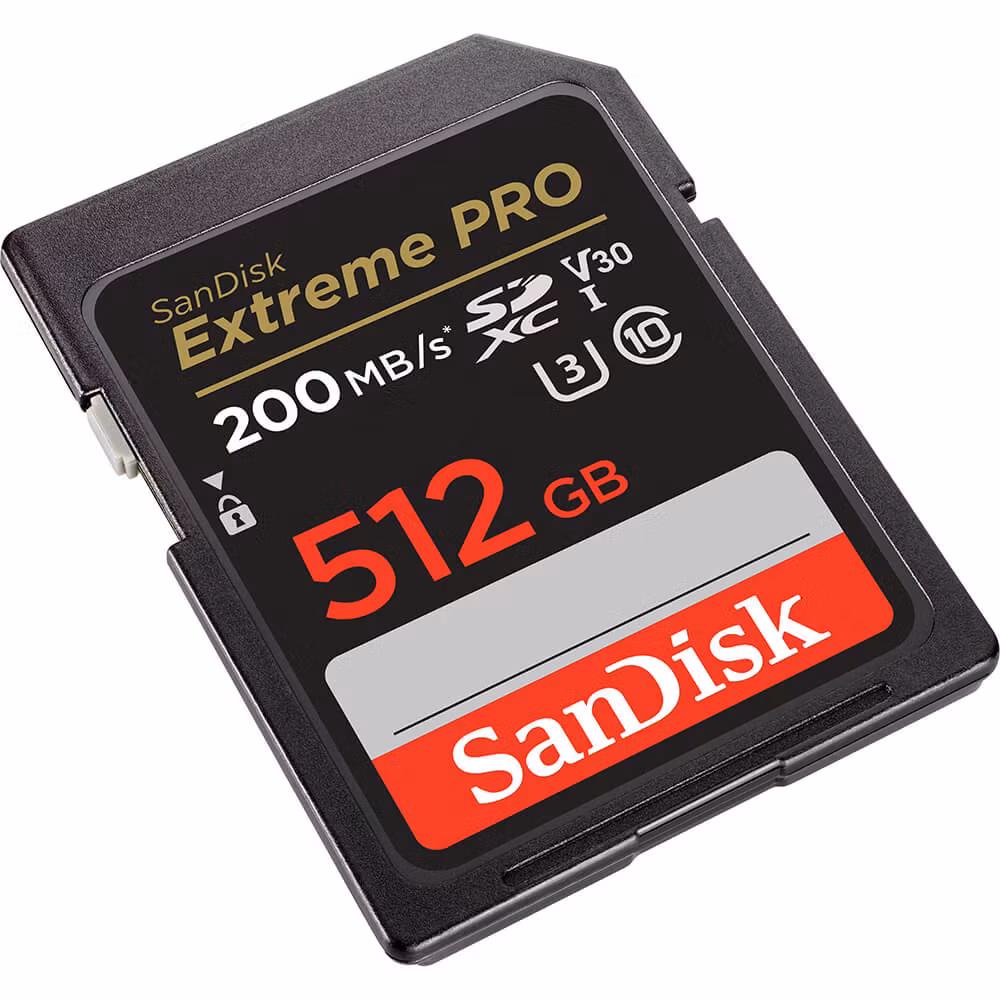 Sandisk SDXC Extreme Pro | 512GB | 200MB/s