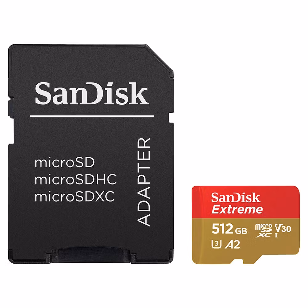 Sandisk MicroSDXC Extreme | 512GB | 190MB/s