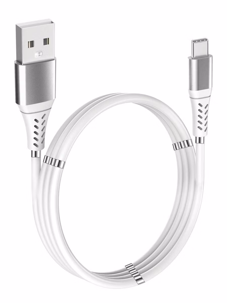 Gadgetmonster 2M Magnetisk USB-A til USB-C kabel