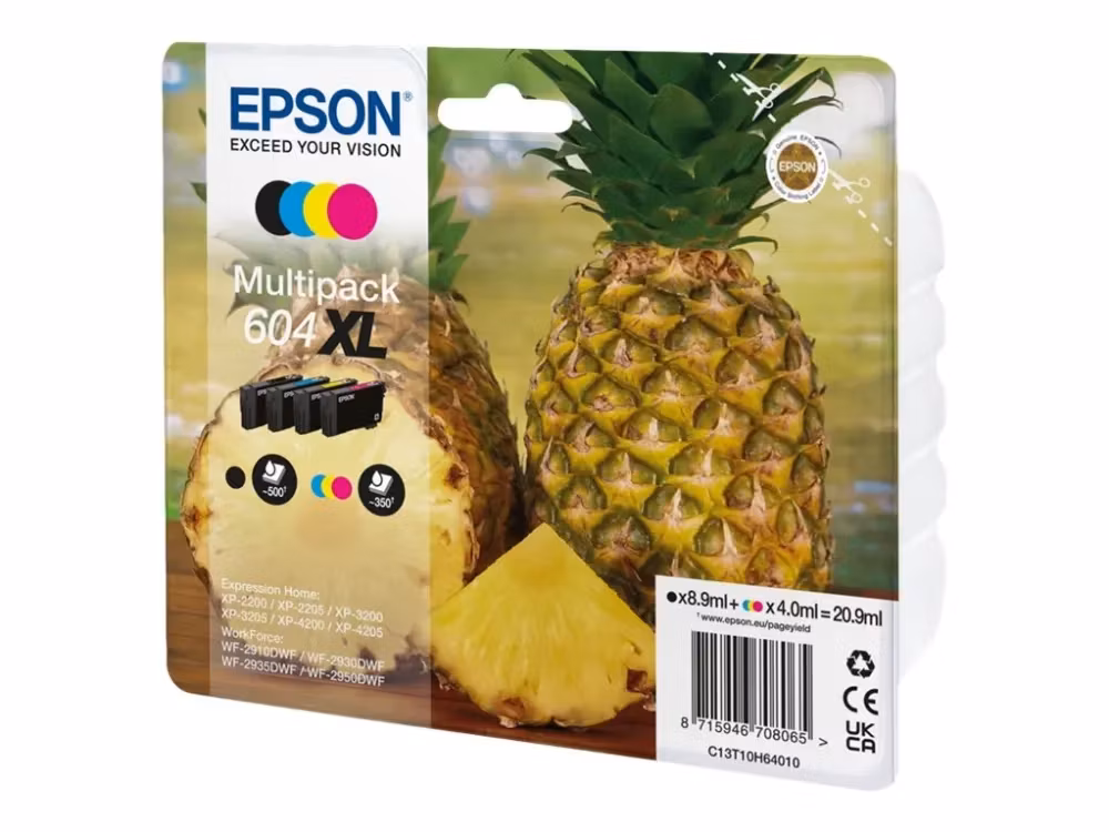 T604XL Multipack 4-colours Ink
