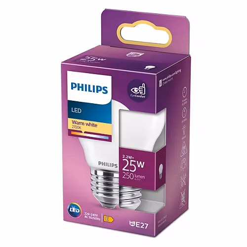 Philips LED Glødemignon Matt | 25 W | P45 | E27