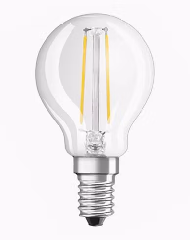 Osram LED Varm hvit | 1,5W (Samme som 15W) | P45 | E14