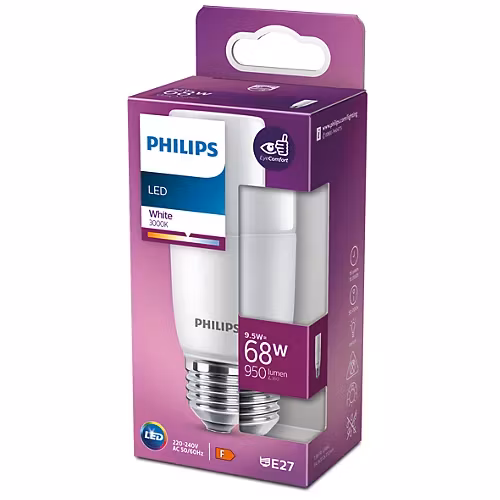 Philips LED Pære | 68 W | Pinne | E27
