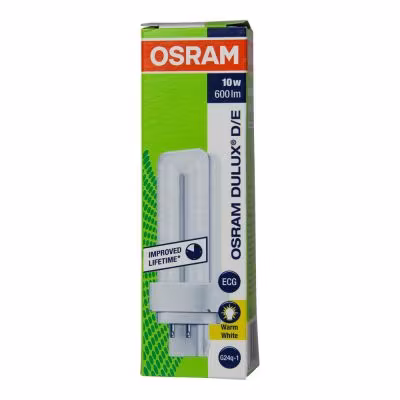 Osram Dulux D/E 10W 830 | varm hvit - 4-stift