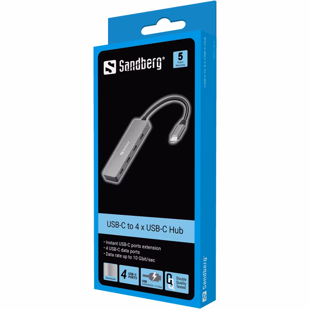Sandberg USB-C to 4X USB-C Hub