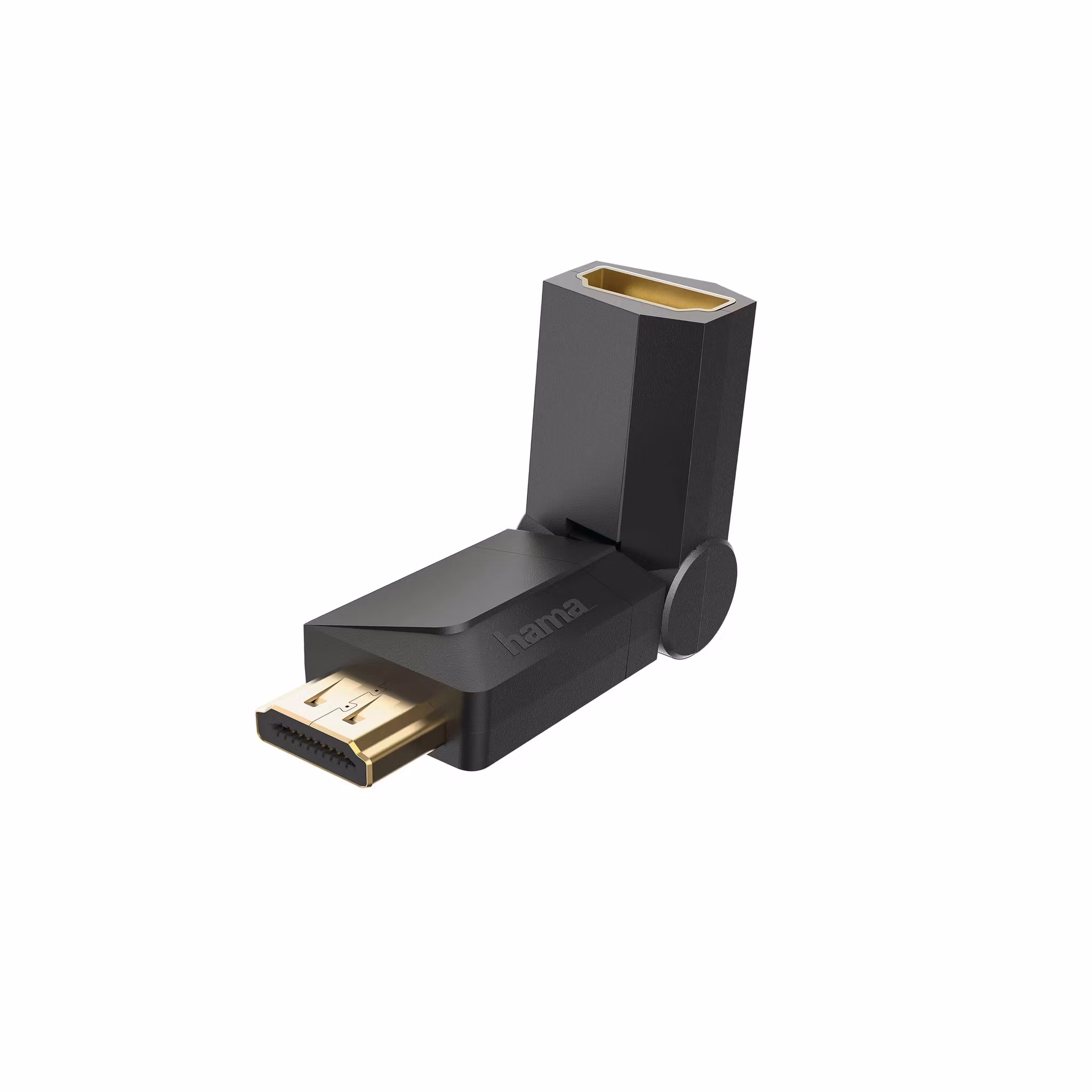 Hama Adapter HDMI Rotation Hun-Han Guld Svart