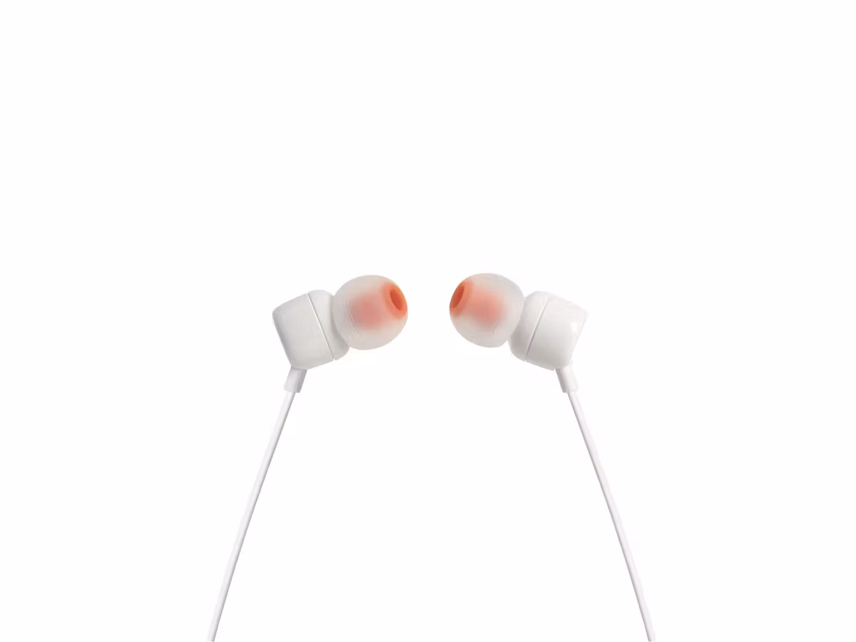 JBL ørepropper med in-ear hvit