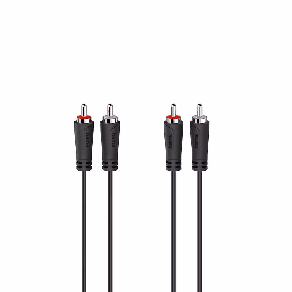Hama Audiokabel 2 RCA (M) - 2 RCA (M) 1.5m