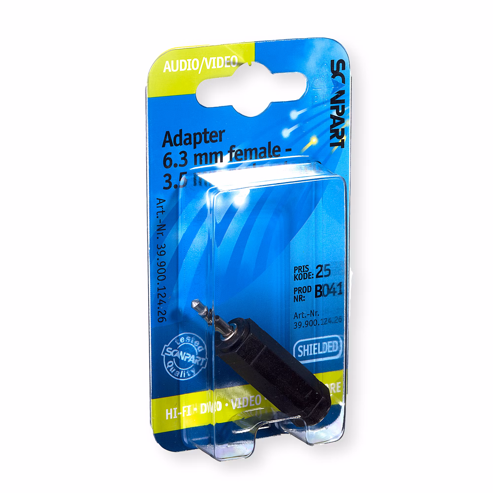 AUX Adapter 6.3 mm (F) - 3.5 mm (M) Stereo